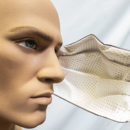 Spira Protekto Behelfsmaske mit POLYGIENE VIRALOff® – wasserabweisend – Modell SP03